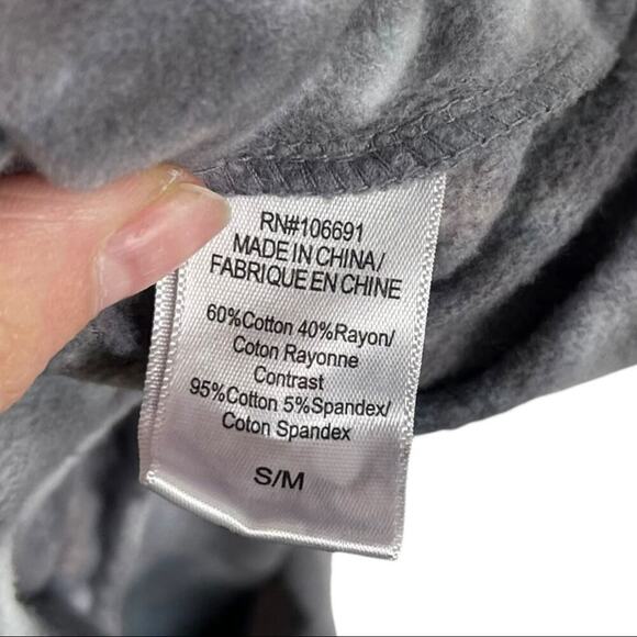 Young Fabulous & Broke Tie Dye Raissa Hoodie Sweater Grayish Mocha Size  S/M - Picture 10 of 13